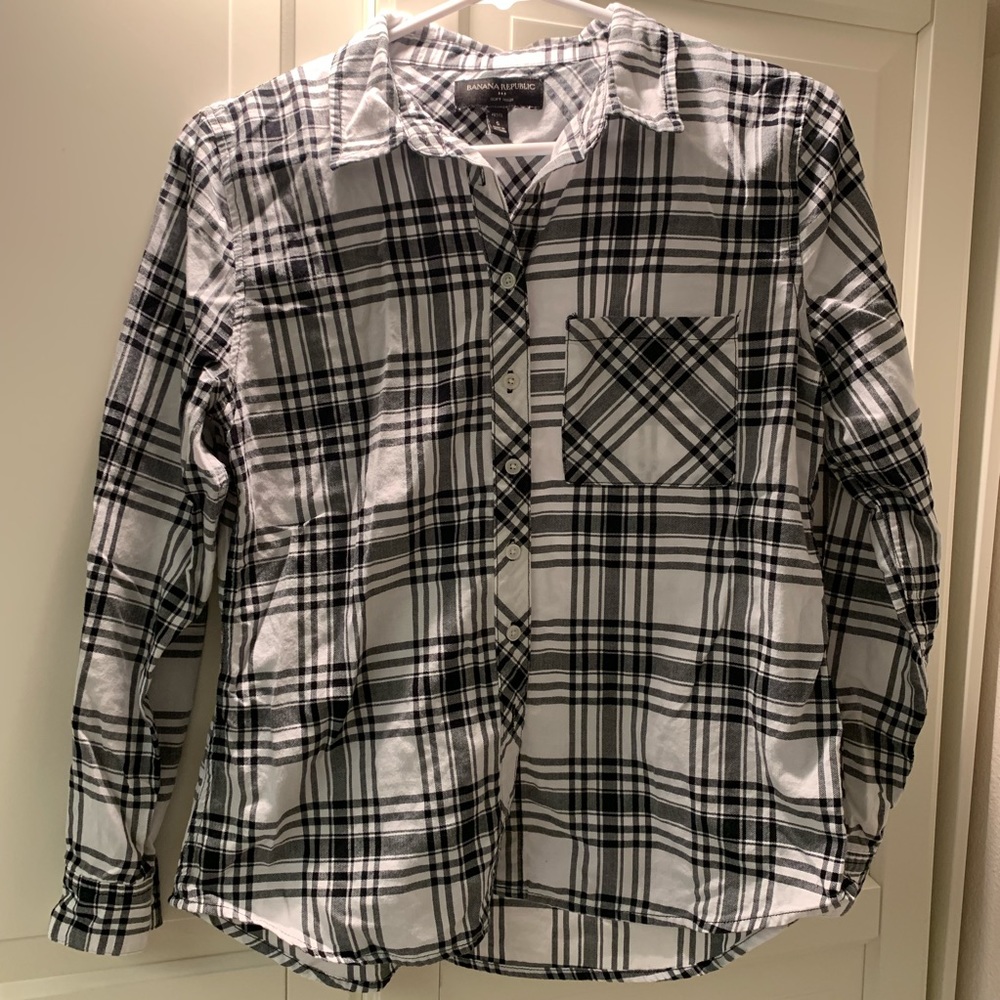 Plaid long sleeve shirt